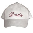 White Cap with Stock Design 