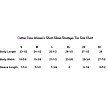 Short Sleeve Boutique Tee Size Chart 