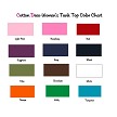 Women's Tank Top Color Chart 