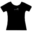 Shown on black shirt 