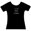 Design shown with 1 boy and 1 girl rhinestone grandchild  