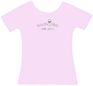 Black Tee, Clear Crystals with colored crystal accents 