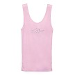 Shown on a blue distressed burnout tee 
