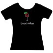 Santa's Helper Rhinestone Christmas Shirt 