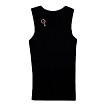 Black Tee, Clear Crystals with colored crystal accents 
